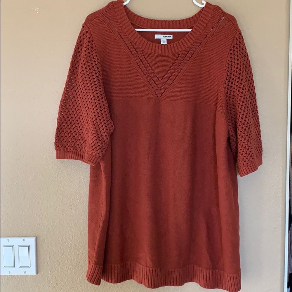 Fall light knit top